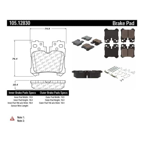 Centric Parts Disc Brake Pad Set