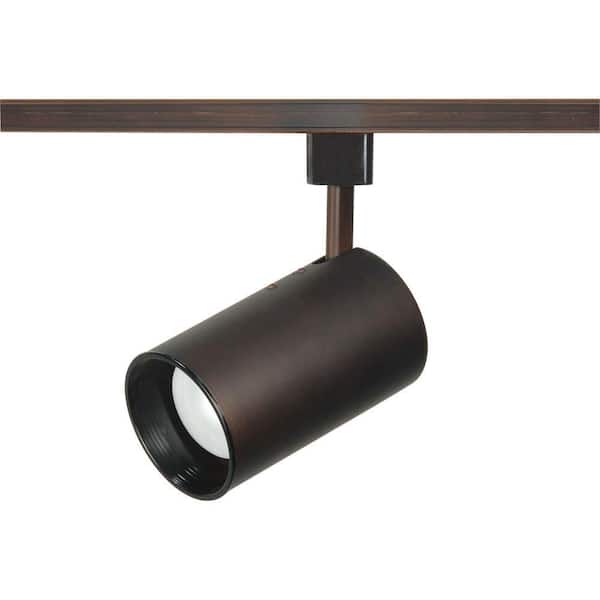 SATCO 1-Light R20 Russet Bronze Straight Cylinder Track Lighting Head