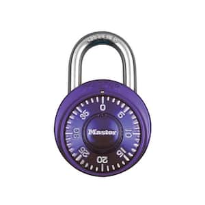 Dial Number Combination Locker Lock, Purple
