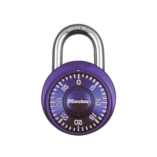 Master Lock Combination Locker Lock, Resettable, Assorted Colors