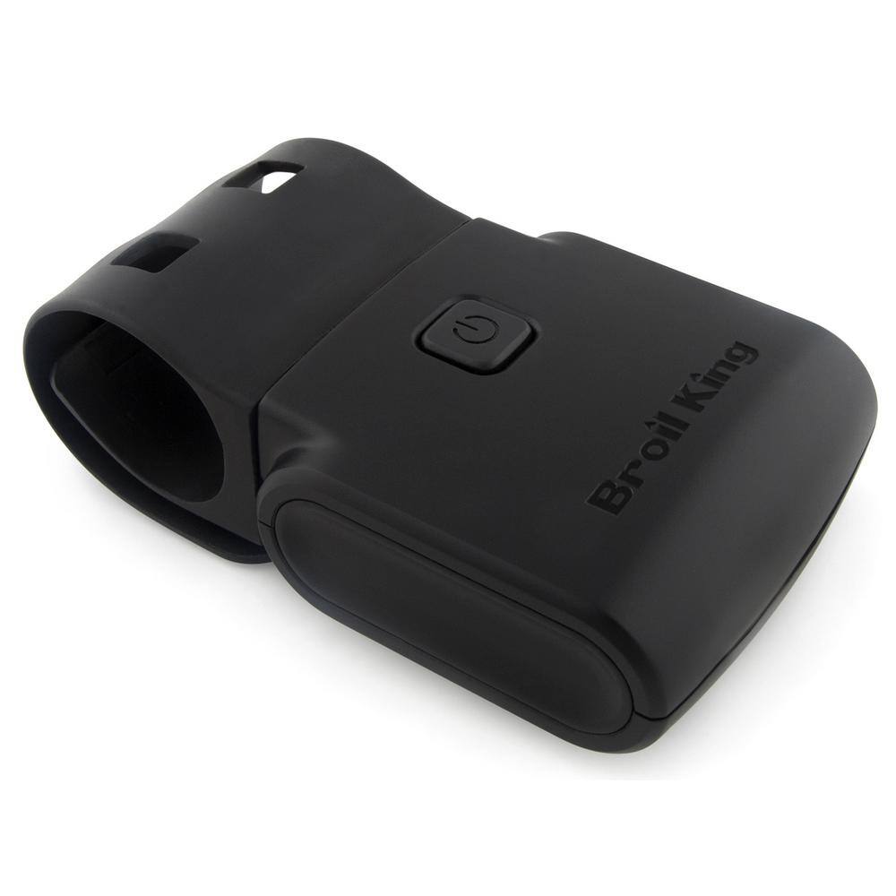 Black Handle-Mount LED Grill Light with Flexible Strap
