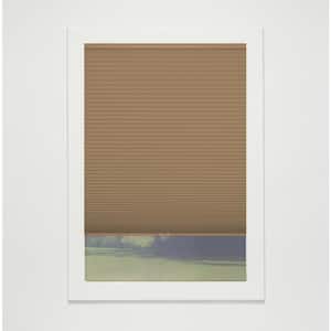 Cut-to-Width Latte Cordless Blackout Eco Polyester Honeycomb Cellular Shade 42 in. W x 72 in. L