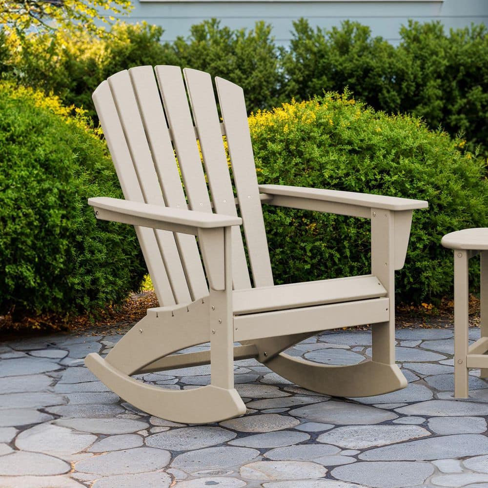 Grant Park Plastic Patio Adirondack Outdoor Rocking Chair price history on PriceWatchPro