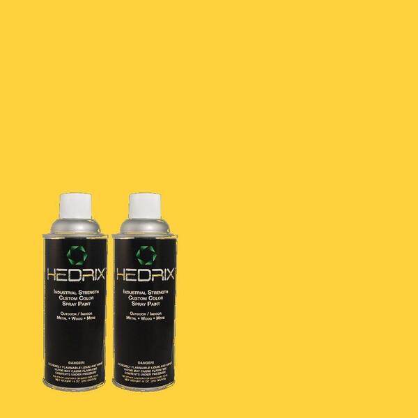 Hedrix 11 oz. Match of 1B5-6 Sundial Gloss Custom Spray Paint (2-Pack)