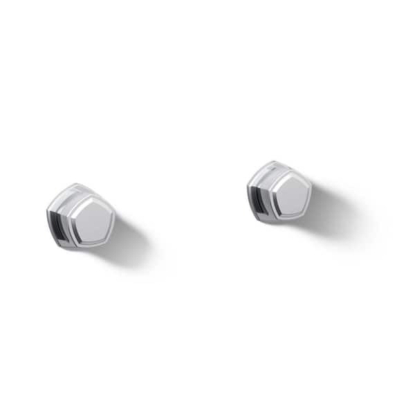 KOHLER Occasion Wall-Mount Bathroom Sink Faucet Knob Handle Trim, Polished Chrome