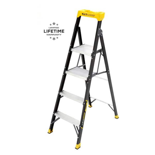 Gorilla Ladders 5.5 ft. Fiberglass Dual Platform Ladder (10 ft. Reach), 250 lb. Load Capacity Type I Duty Rating