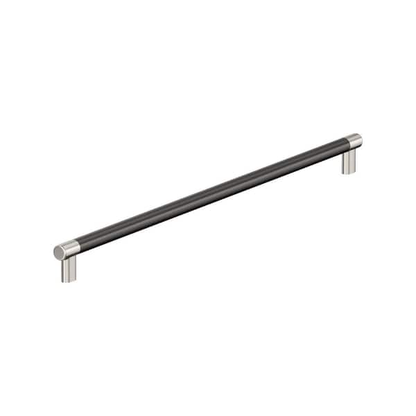 Esquire 24 in. (610mm) Modern Polished Nickel/Gunmetal Bar Appliance Pull