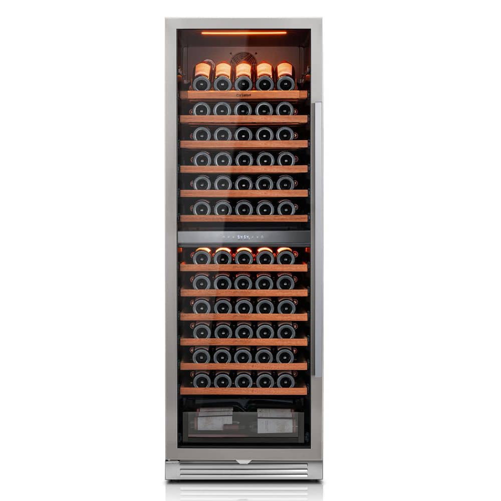 Ca'Lefort 24 in. Dual Zone 155-Bottle Built-In Wine Cooler Fridge