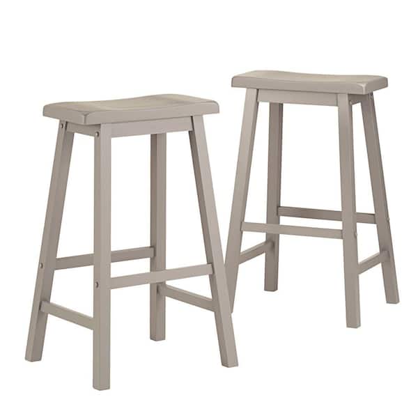 HomeSullivan 29 in. Elliot Gray Bar Stool