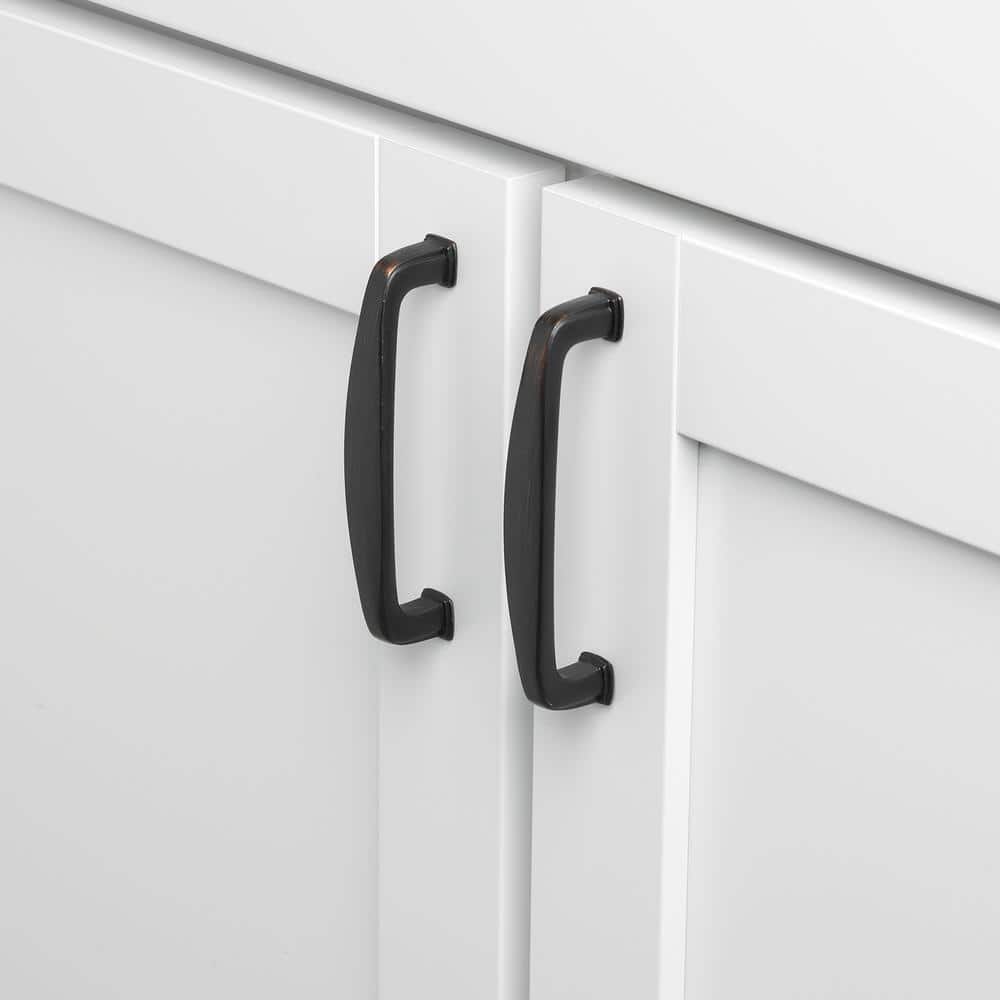Oil Rubbed Bronze 3-3/4" Modern Cabinet Bar Pulls, Pack of 10