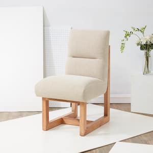 Fayette Beige/Light Brown 19.5 in. Wood Dining Chair