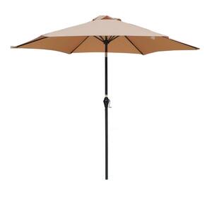 TIco Umbrella Diameter in Whole Feet Followed By 9 ft. Market Patio Umbrella in Brown