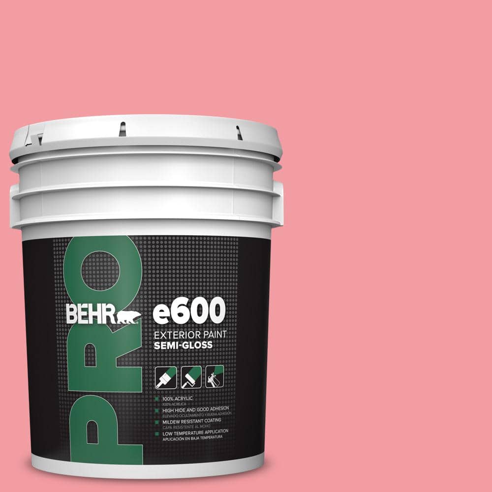BEHR PRO 5 gal. 140B4 Island Coral SemiGloss Exterior BEHR PRO 5 gal. 140B4 Island Coral SemiGloss Exterior