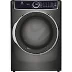 8.0 Cu. Ft Front Load Perfect Steam Electric Dryer with LuxCare Dry and Instant Refresh in Titanium