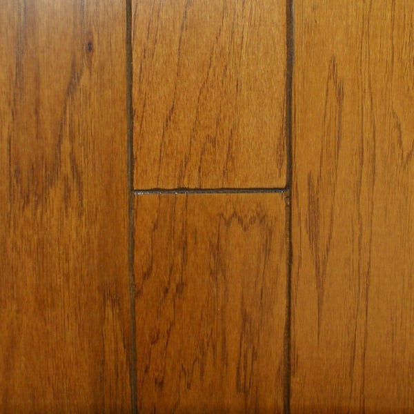 Millstead Take Home Sample - Hickory Golden Rustic Solid Hardwood Flooring - 5 in. x 7 in.