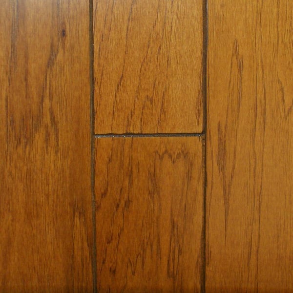 Millstead Hickory Rustic Golden 3/4 in. Thick x 4 in. Width x Random Length Solid Hardwood Flooring (21 sq. ft. / case)