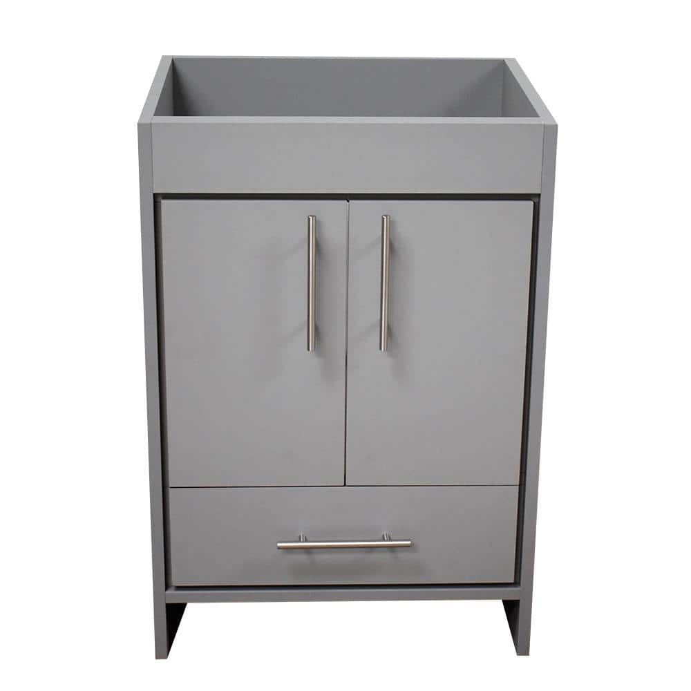 VOLPA USA AMERICAN CRAFTED VANITIES Rio 30 in. W x 19 in. D 34 in. H Bath Vanity Cabinet without Top in Gray -  MTD-330G-0