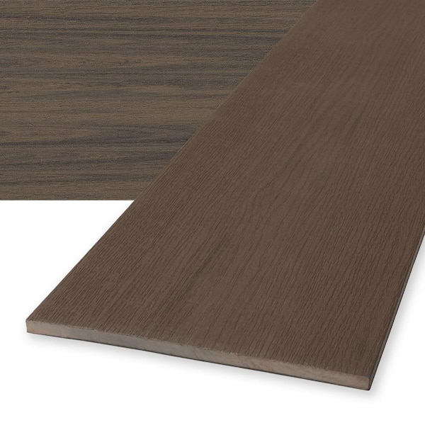 Voyage 1 in. x 12 in. x 12 ft. Khaya Brown Composite Decking Fascia Board