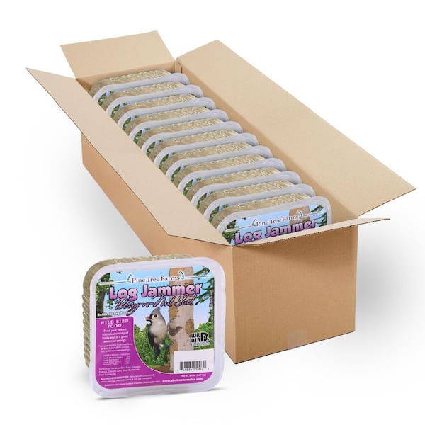 9.4 oz. Log Jammer Berry-n-Nut Suet for Wild Birds (Pack of 12)
