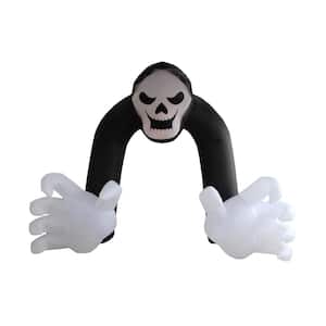 114.17 in. H x 59.06 in. W x 153.54 in. L Halloween Inflatable Monster Arch