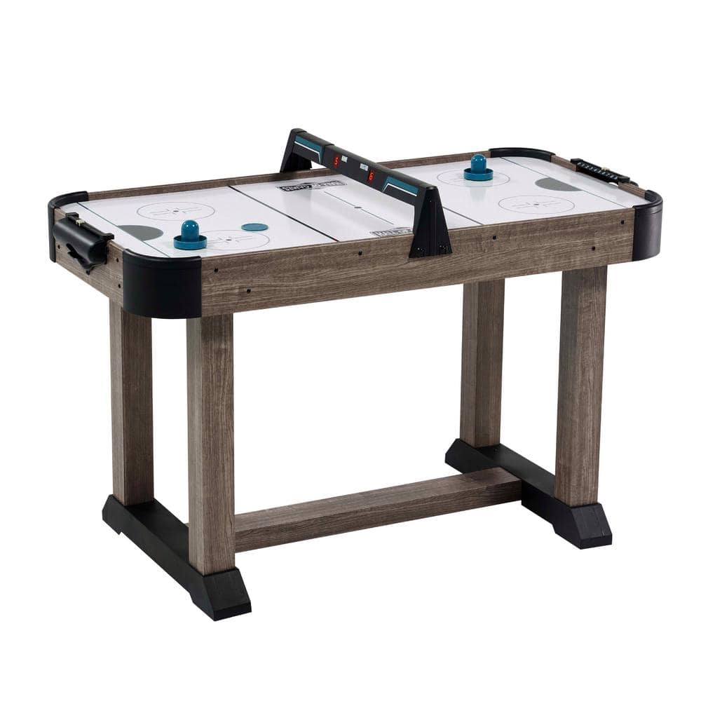 Hall of Games - 4' Charleston Air Powered Hockey Table With Pusher and Puck Set
