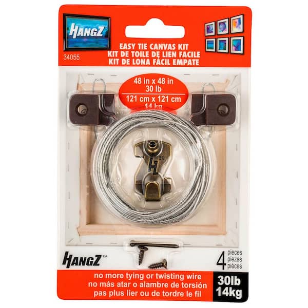HangZ Canvas Easy Tie 1 Hole D-Ring Kit 30 lbs.
