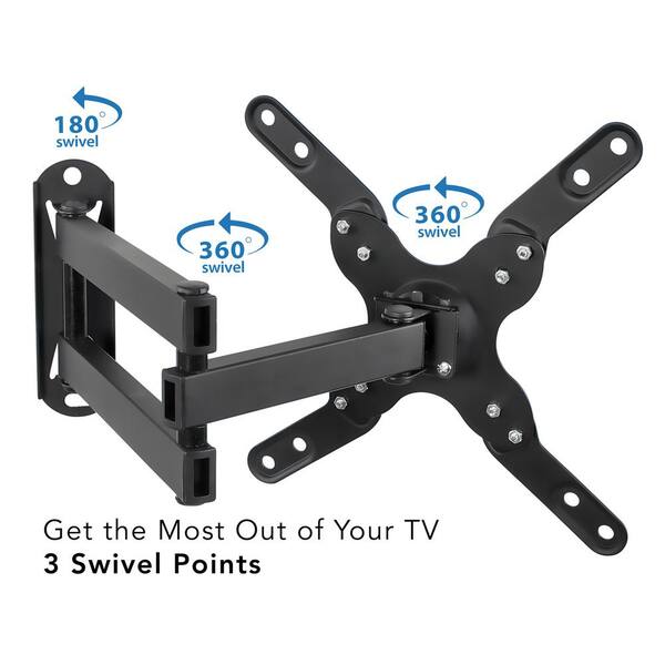 mount-it! Full Motion TV Wall Mount for 17 in. to 47 in. Screen