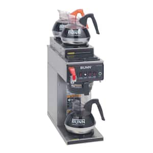 12-Cup Automatic Commercial Coffee Brewer with 3-Warmers