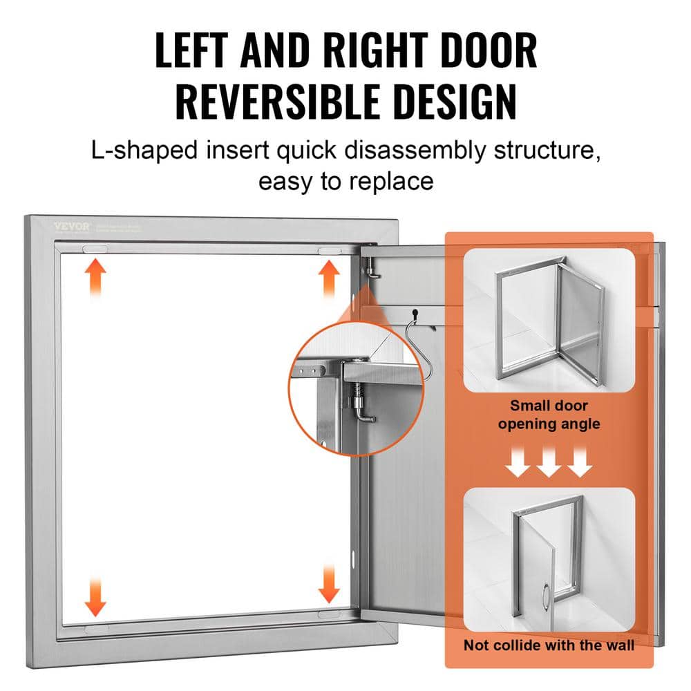 18x20 Inch Stainless Steel Outdoor Kitchen Access Door