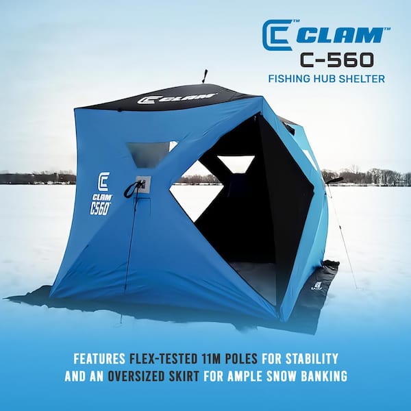 Clam ice fishing tents hotsell