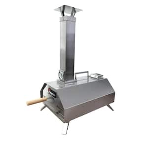Wood Burning Outdoor Pizza Oven in Stainless steel