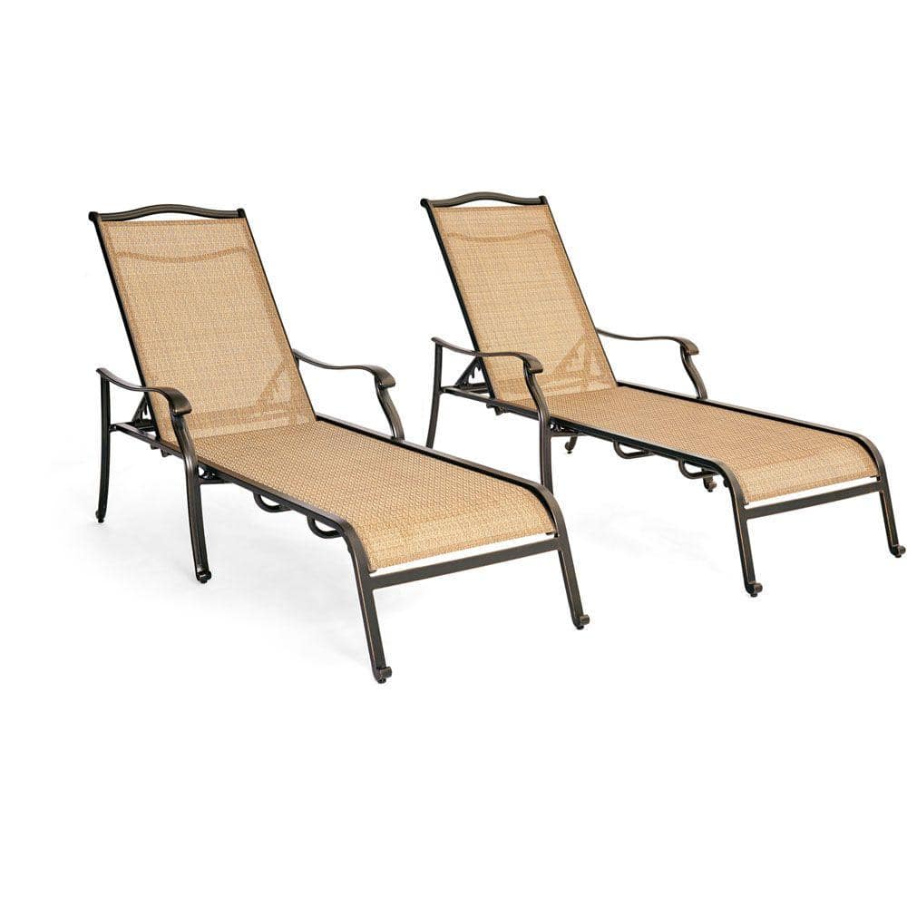 monaco padded sun lounger