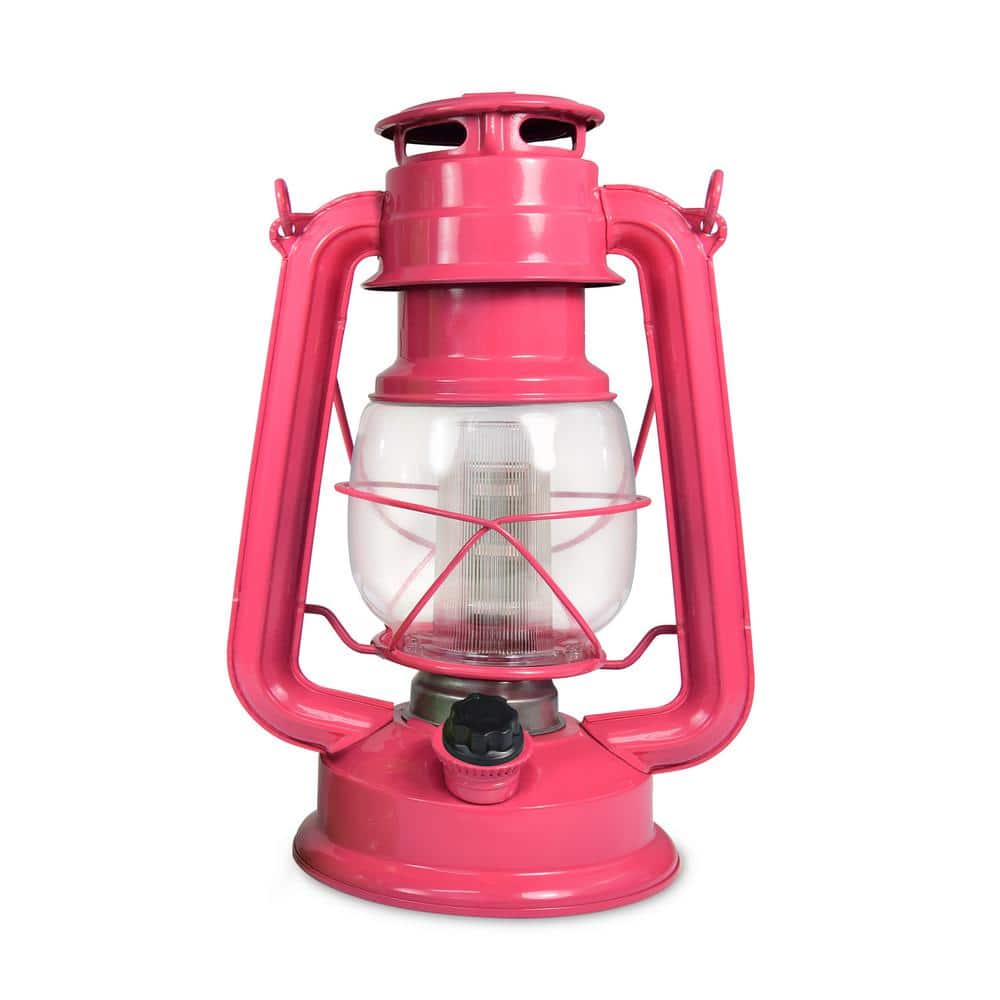Garden Party LED Plastic Lanterns Pink Indoor Battery Use Night Lights