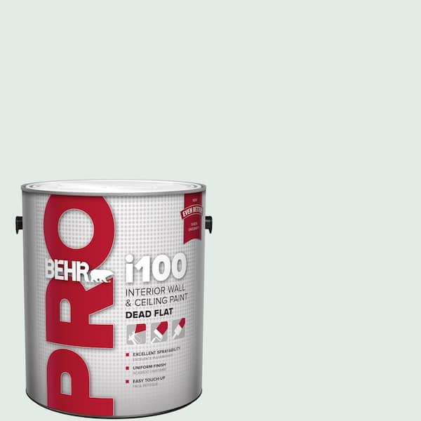 BEHR PRO 1 gal. #ICC-37 Beach Glass Dead Flat Interior Paint