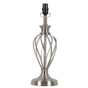 Mix and Match 18.5 in. H Brushed Steel Cage Table Base