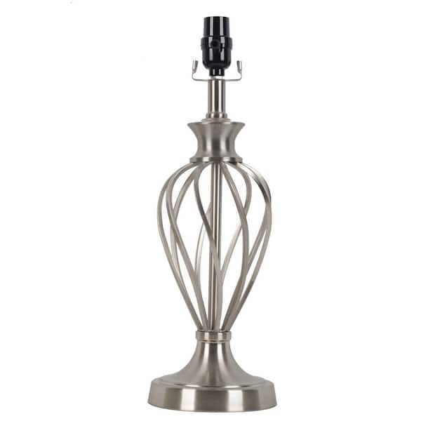 Hampton Bay TTL20 Mix and Match 18.5 in. H Brushed Steel Cage Table Base