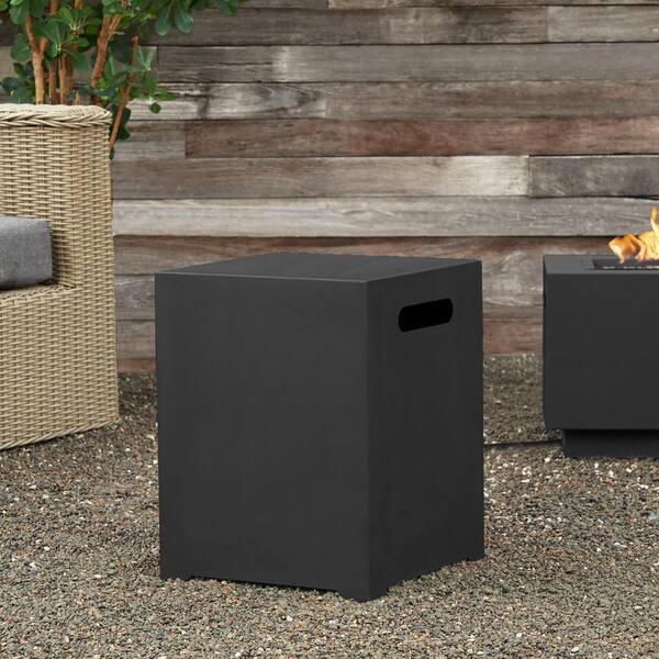 Real Flame 15 In Propane Tank Cover T0025 Bk The Home Depot