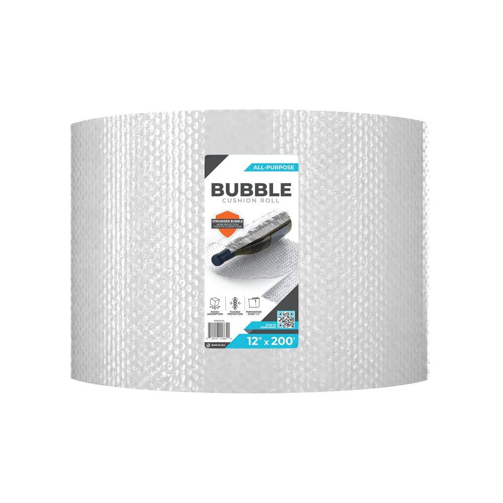 12 in. x 200 ft. Clear Bubble Cushion (72-Pack) price history on PriceWatchPro
