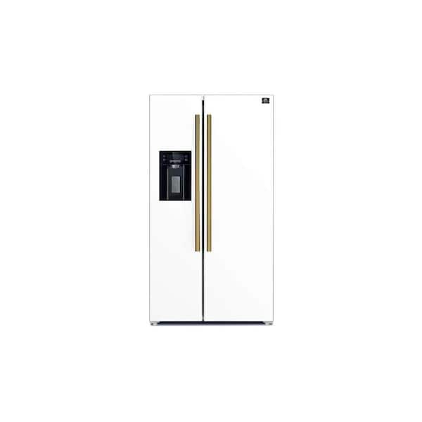 Forno Espresso Salerno 36 in. Side-by-Side 20 cu.ft Refrigerator