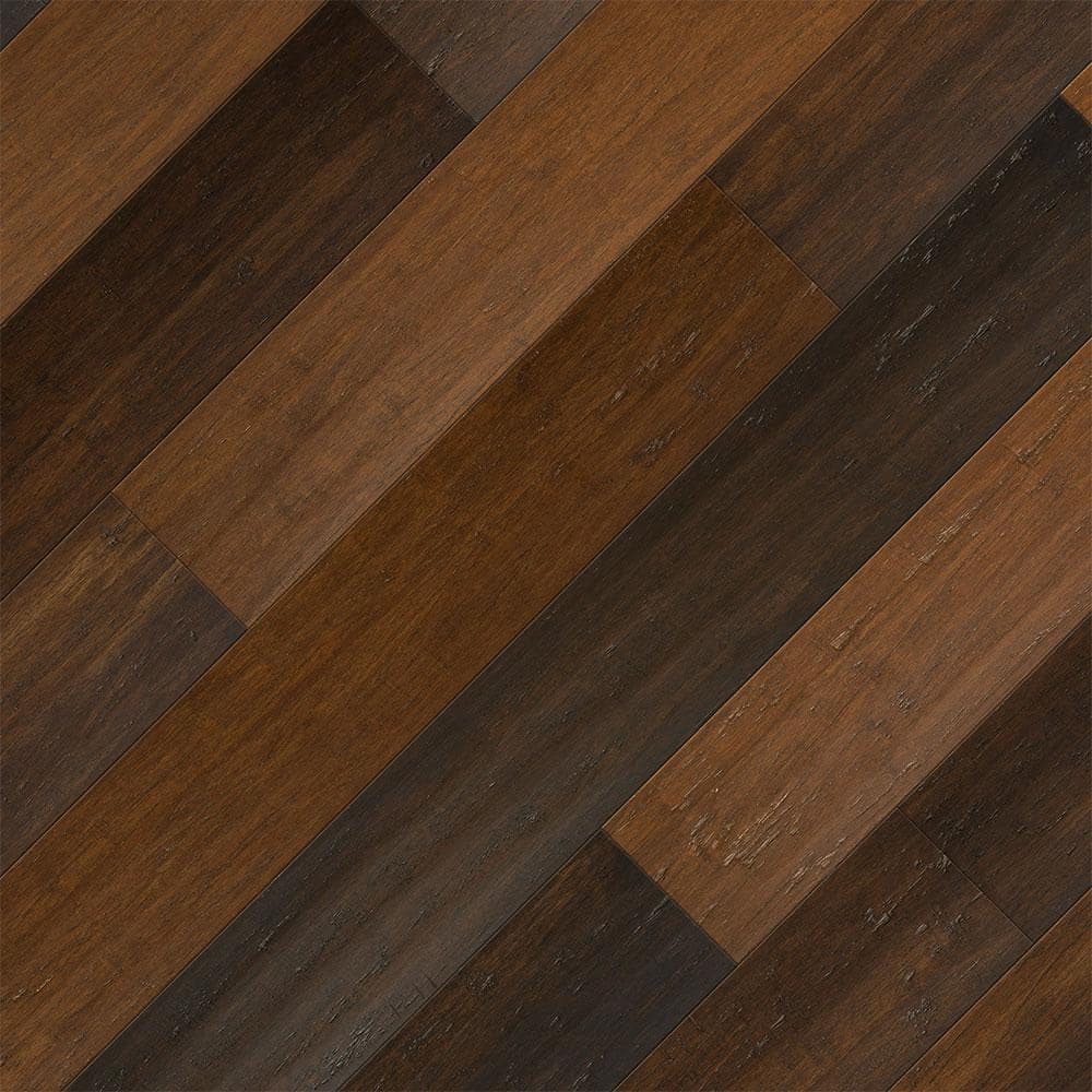 Charlestone 9/32 in. T x 5.2 in. W Waterproof Hand Scraped Bamboo Flooring (13.1 sqft/case) price history on PriceWatchPro