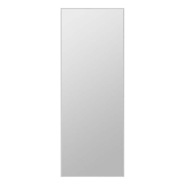 Unbranded 21 in. W x 64 in. H Modern Rectangle Oversized Sand Gray Metal Framed Full Length Standing Mirror