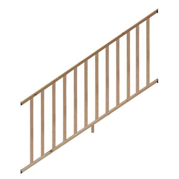 ProWood 6 ft. Cedar Routed Stair Rail Kit with SE Balusters