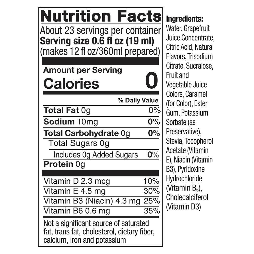 SodaStream Pink Grapefruit Zero Calorie Liquid Concentrate 440 mL