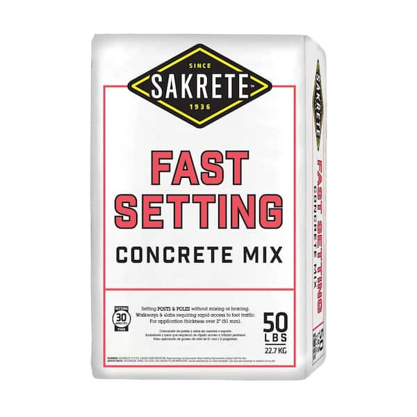 Sakrete 50 Lb. Fast-Setting Mix 100033782 - The Home Depot