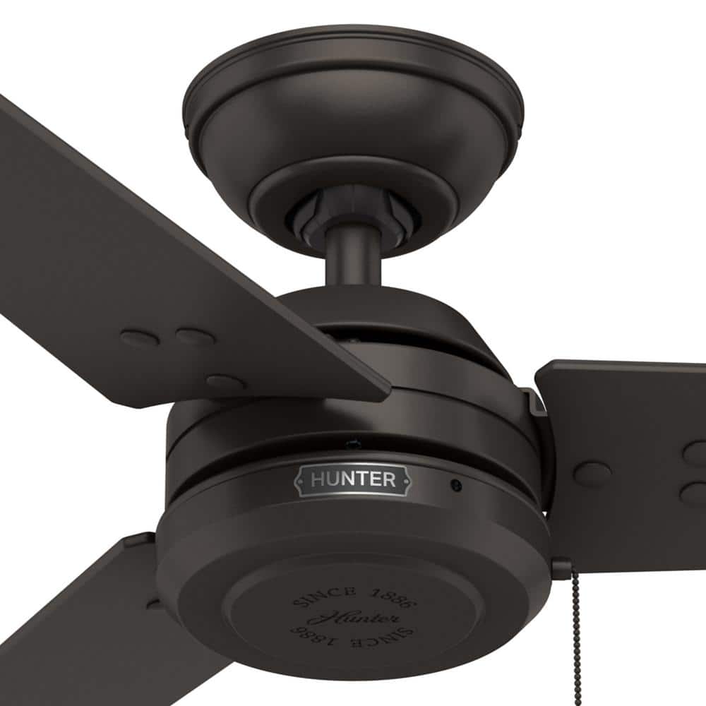 52" Premier Bronze Reversible Blade Ceiling Fan with Lighting