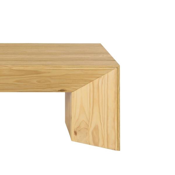 Acme Furniture Harold 53 in. Natural Oak Finish Rectangle Wood