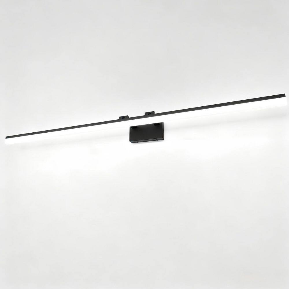 55.1 in. 1-Light LED Black Bathroom Vanity Light Bar, Dimmable 5500K price history on PriceWatchPro