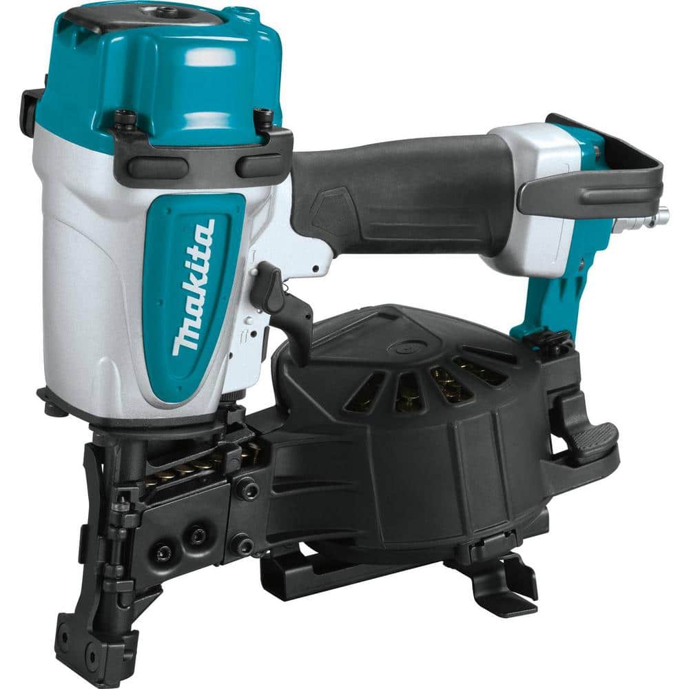 offset Elementair vloeistof Makita 15 Degree 1-3/4 in. Pneumatic Coil Roofing Nailer AN454 - The Home  Depot