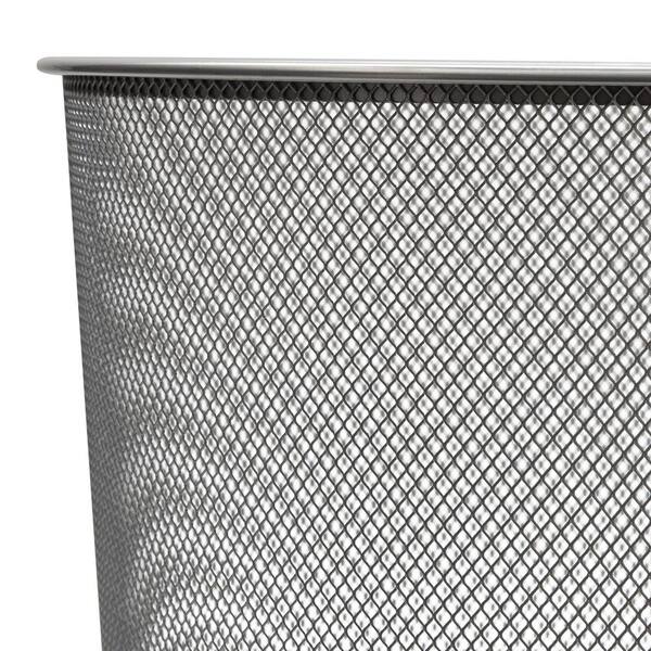 Rubbermaid Commercial Products 5 Gal. Round Mesh Trash Can in Silver  FGWMB20SLV - The Home Depot