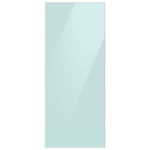 Bespoke Top Panel in Morning Blue Glass for 3-Door French Door Refrigerator